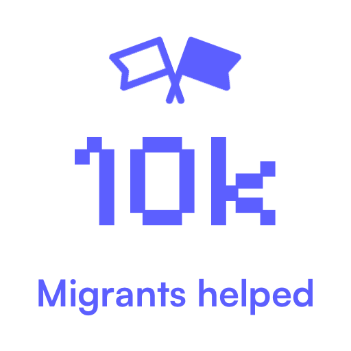 migrants helped