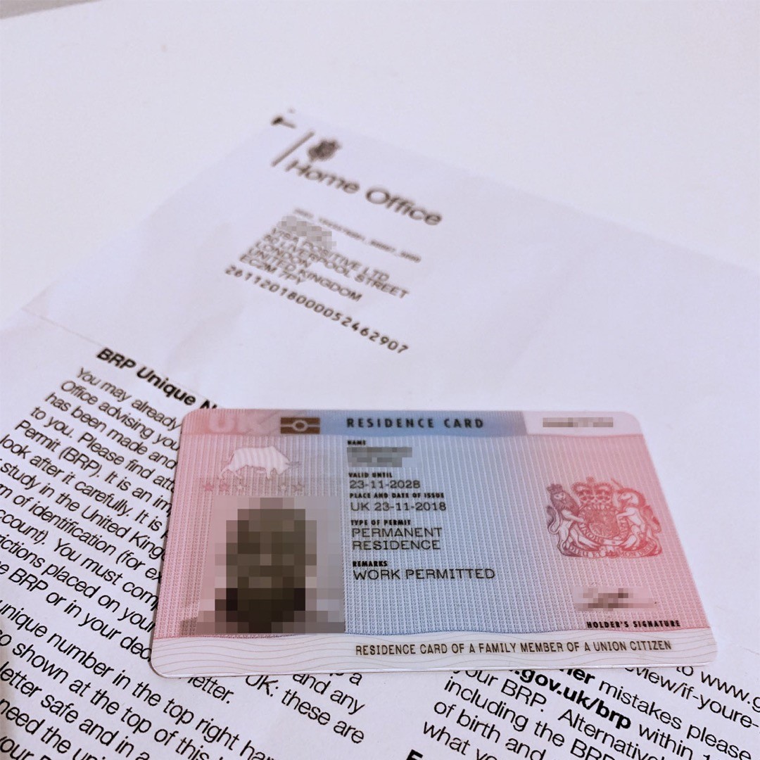 Changes to biometric residence cards - Visa Positive