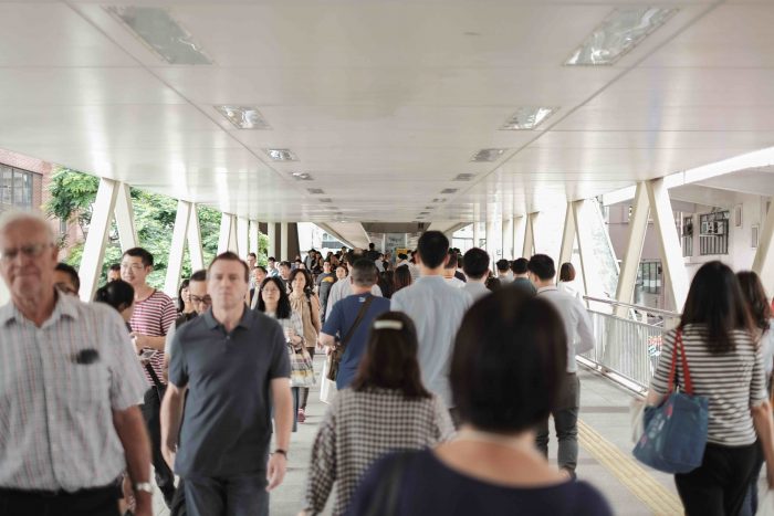 people walking