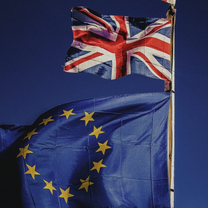 EU and UK Flag
